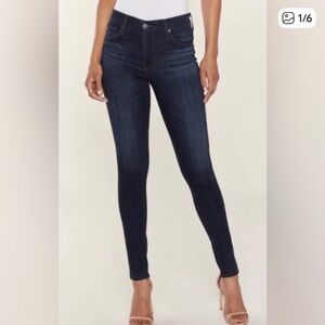 AG - Adriana Goldschmeid The Farrah skinny dark wash jean.  Women's size 28R